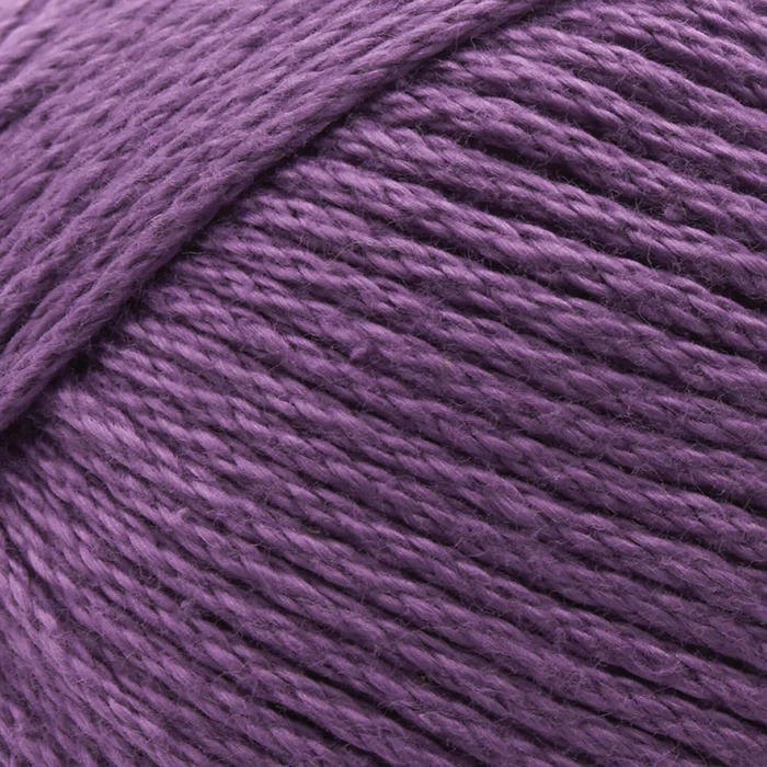 Lion Brand 24/7 Cotton 147 Purple. Mercerized Cotton